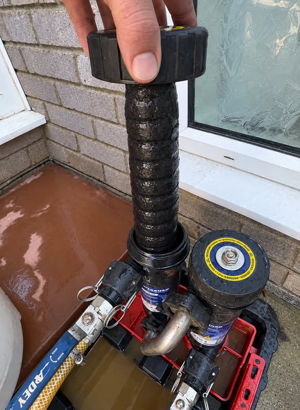 Powerflushing work by Smith's Plumbing and Heating Division