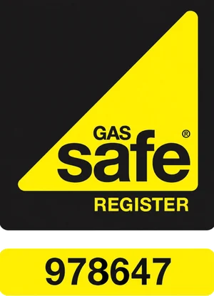 Gas Safe Register badge, registration number 978647
