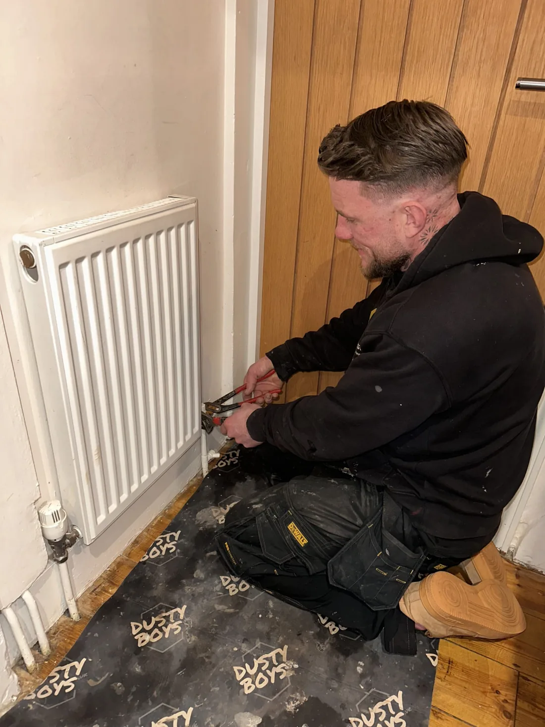 Central Heating work by Smith's Plumbing and Heating Division